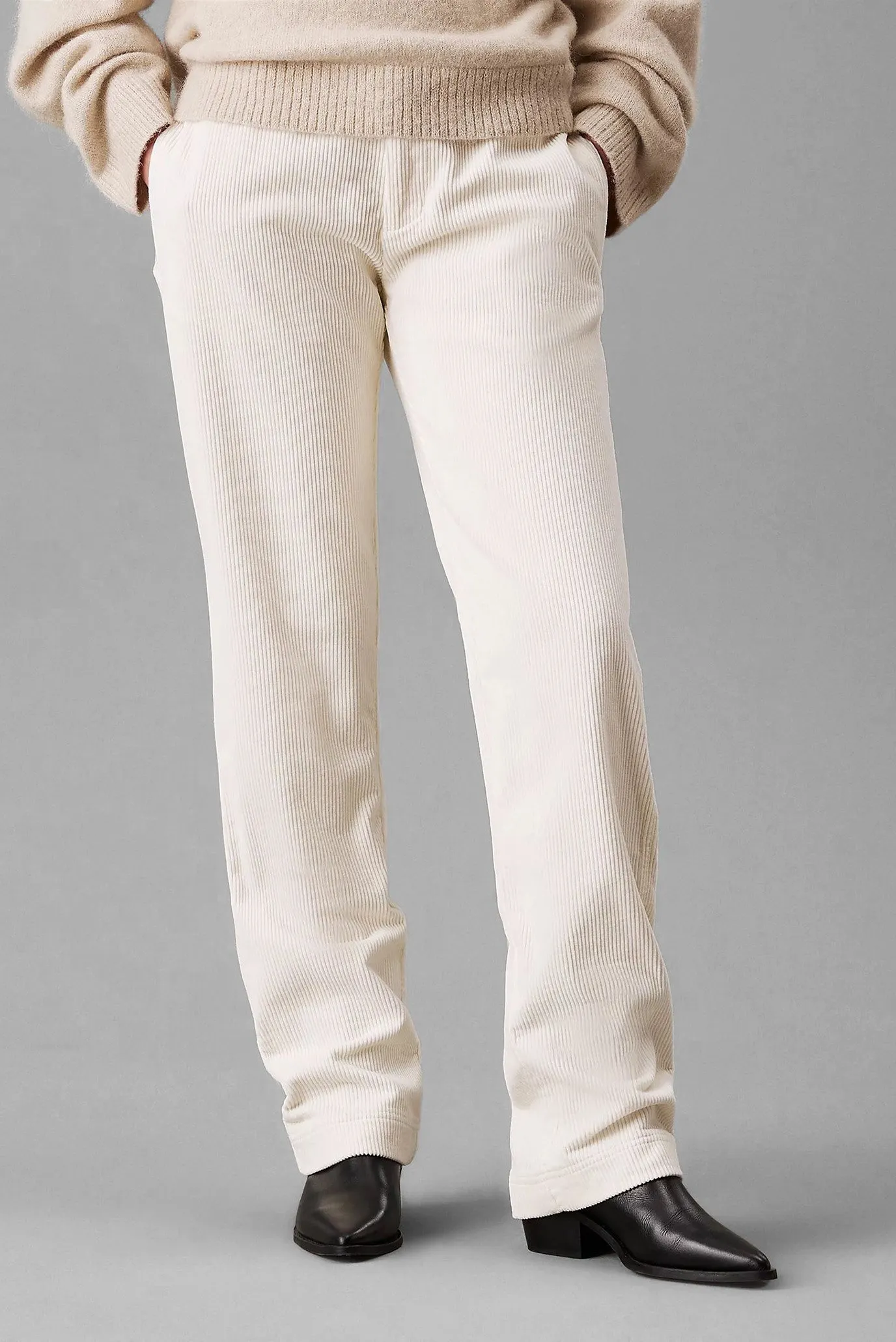 Ishton COTTON CORDUROY STRAIGHT PANT 1