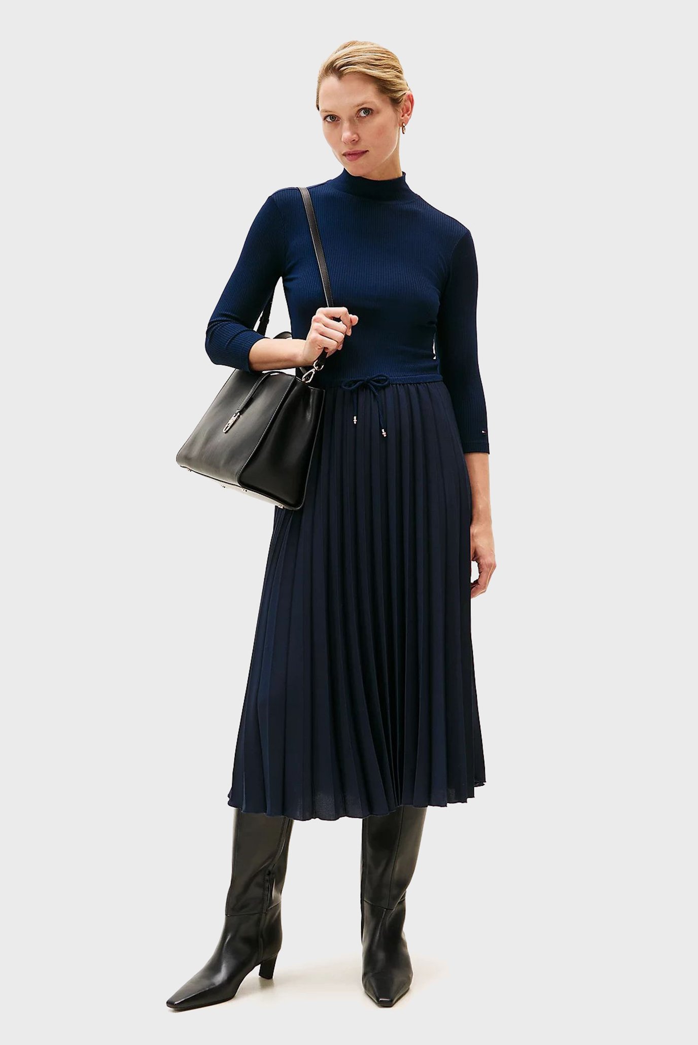 Koʻylak SLIM 5X2 RIB MIX MIDI DRS 1