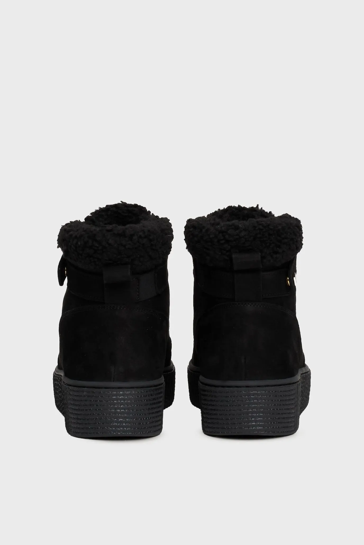 Хайтопы FAUX FUR NUBUCK LOW LACE-UP 6