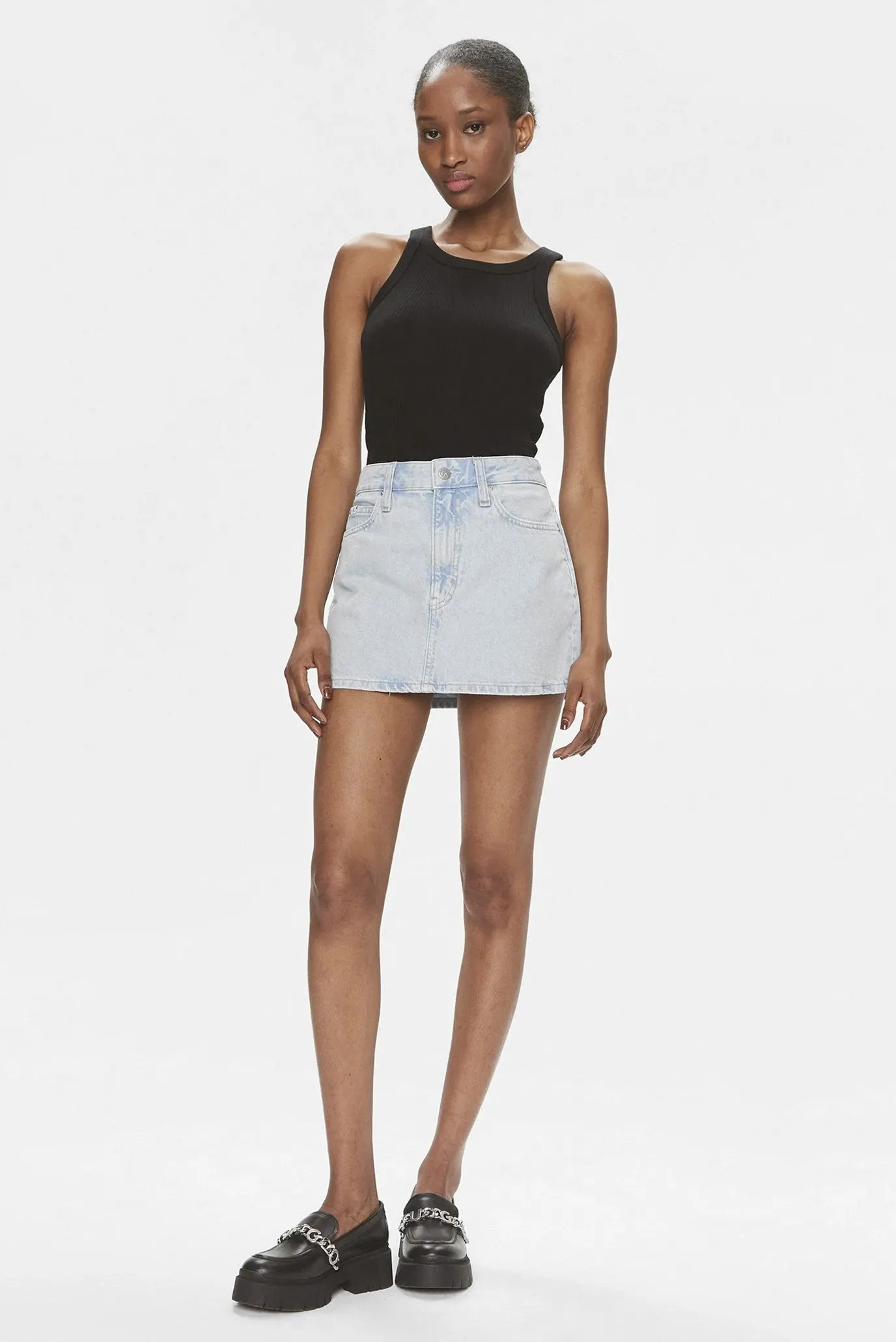 Майка VARIEGATED RIB WOVEN TAB TANK 2