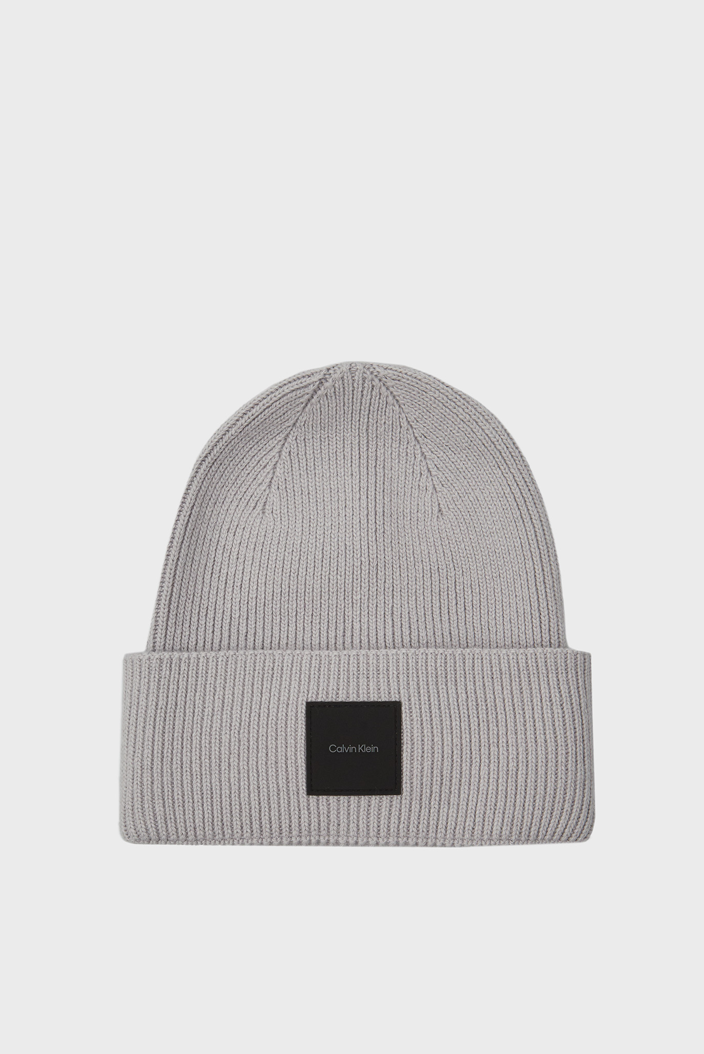 Shapka COTTON WOOL FINE RIB BEANIE 1