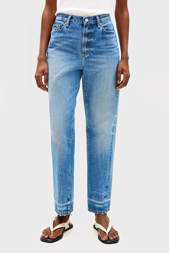 Jins shim CLASSIC STRAIGHT HW A TWIST TOBY Tommy Hilfiger