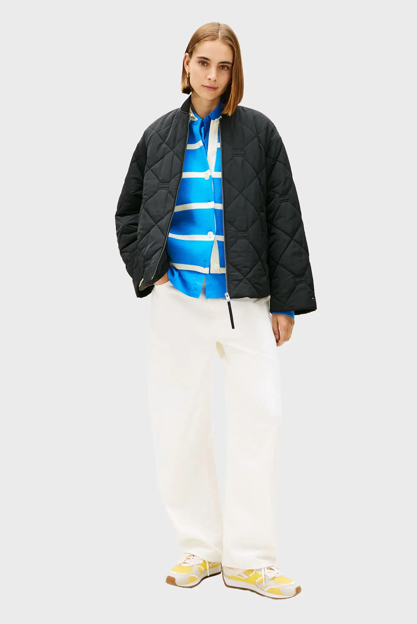 Куртка демисезонная/PADDED FLAG QUILTED BOMBER 2