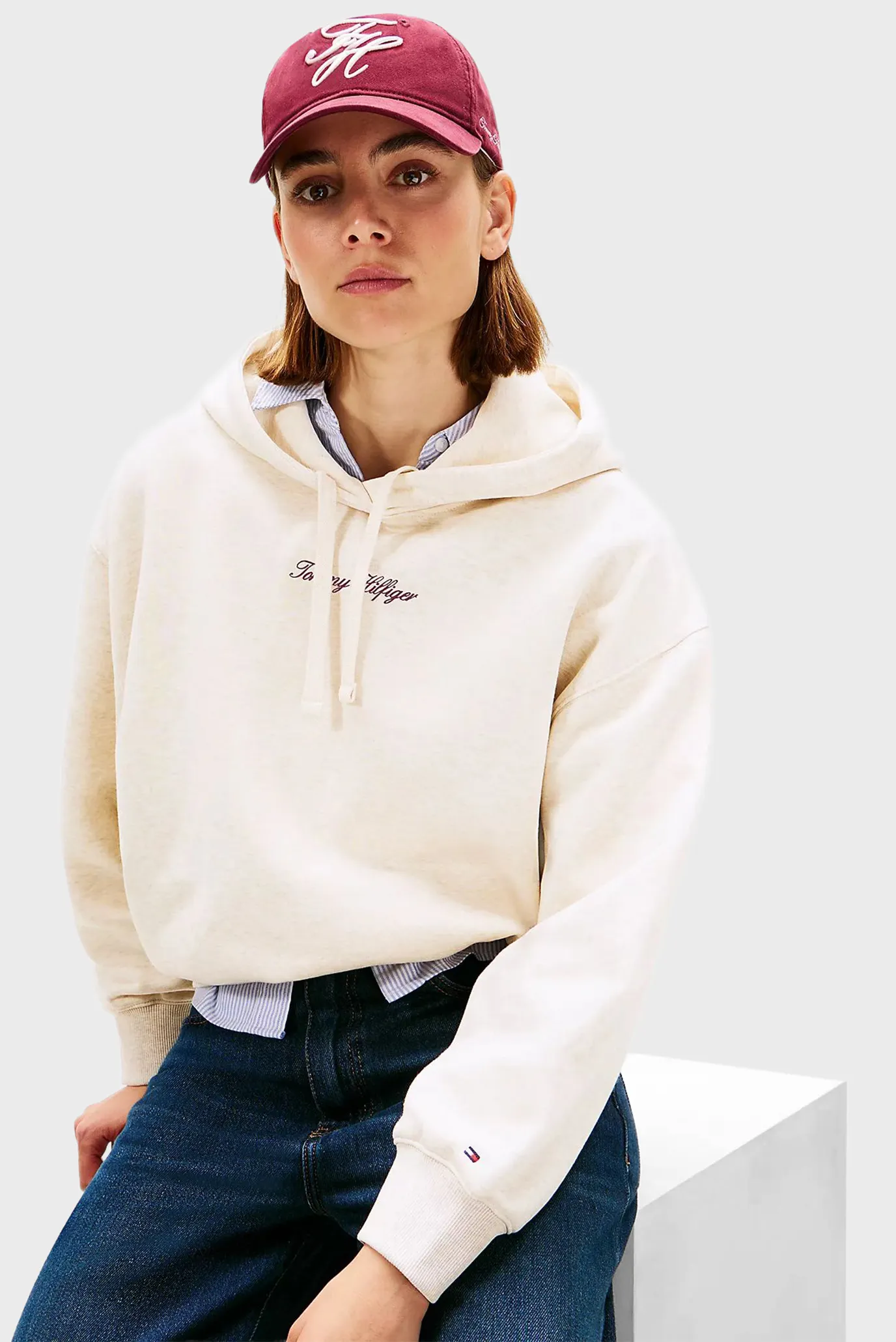 Hudi CLASSIC SCRIPT FLEECE HOODIE 4