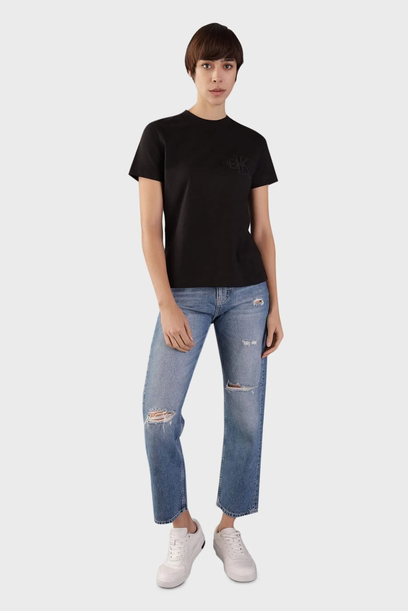 Футболка SATIN APPLIQUE REGULAR TEE 1