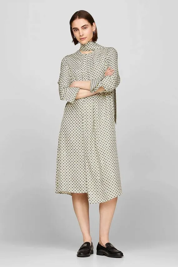 Платье FOULARD DRAPED MIDI DRESS Tommy Hilfiger