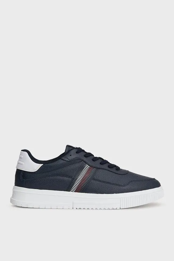 Кроссовки SUPERCUP STRIPES TUMBLED LTH Tommy Hilfiger