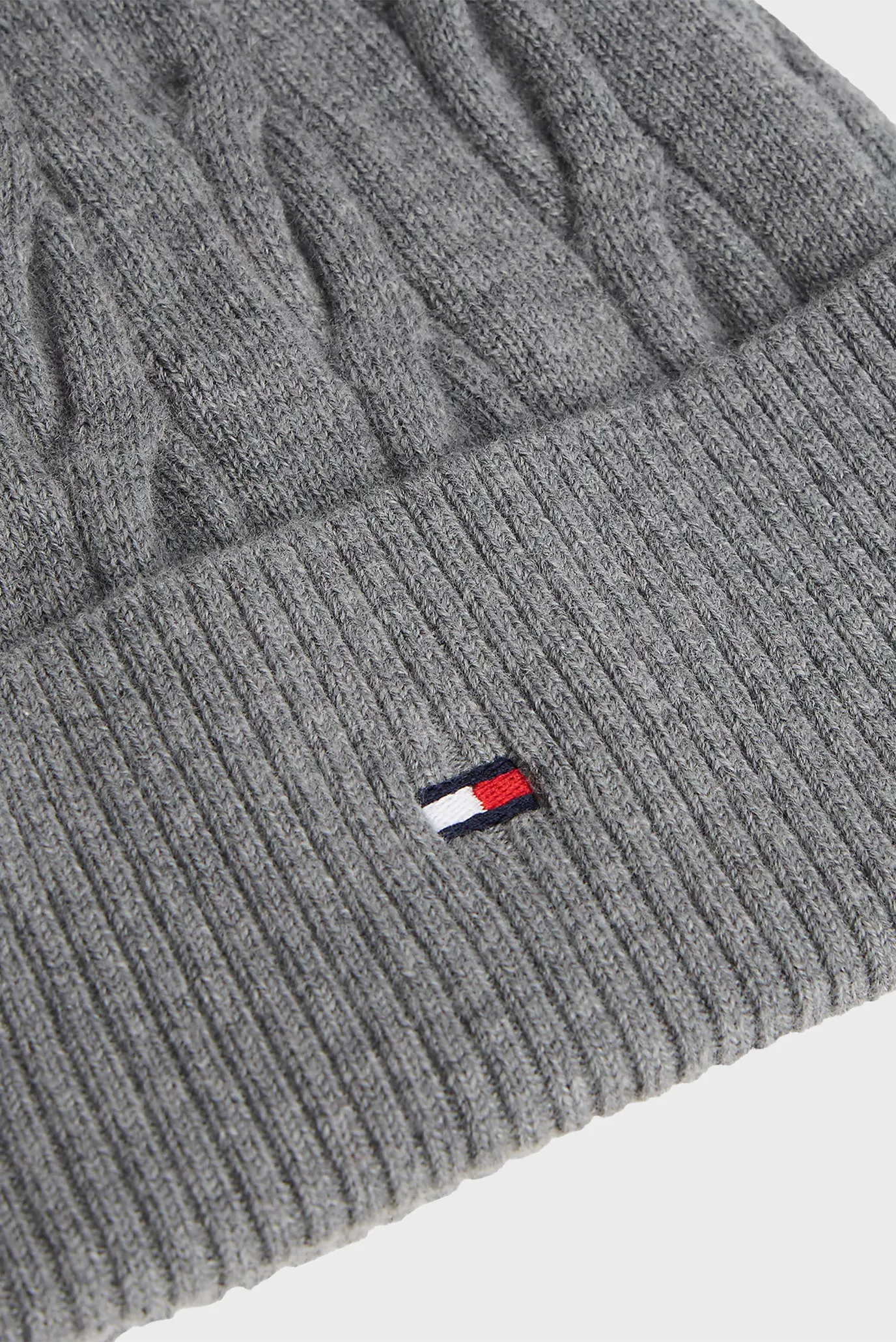 Шапка TH FLAG CABLE KNIT BEANIE 4