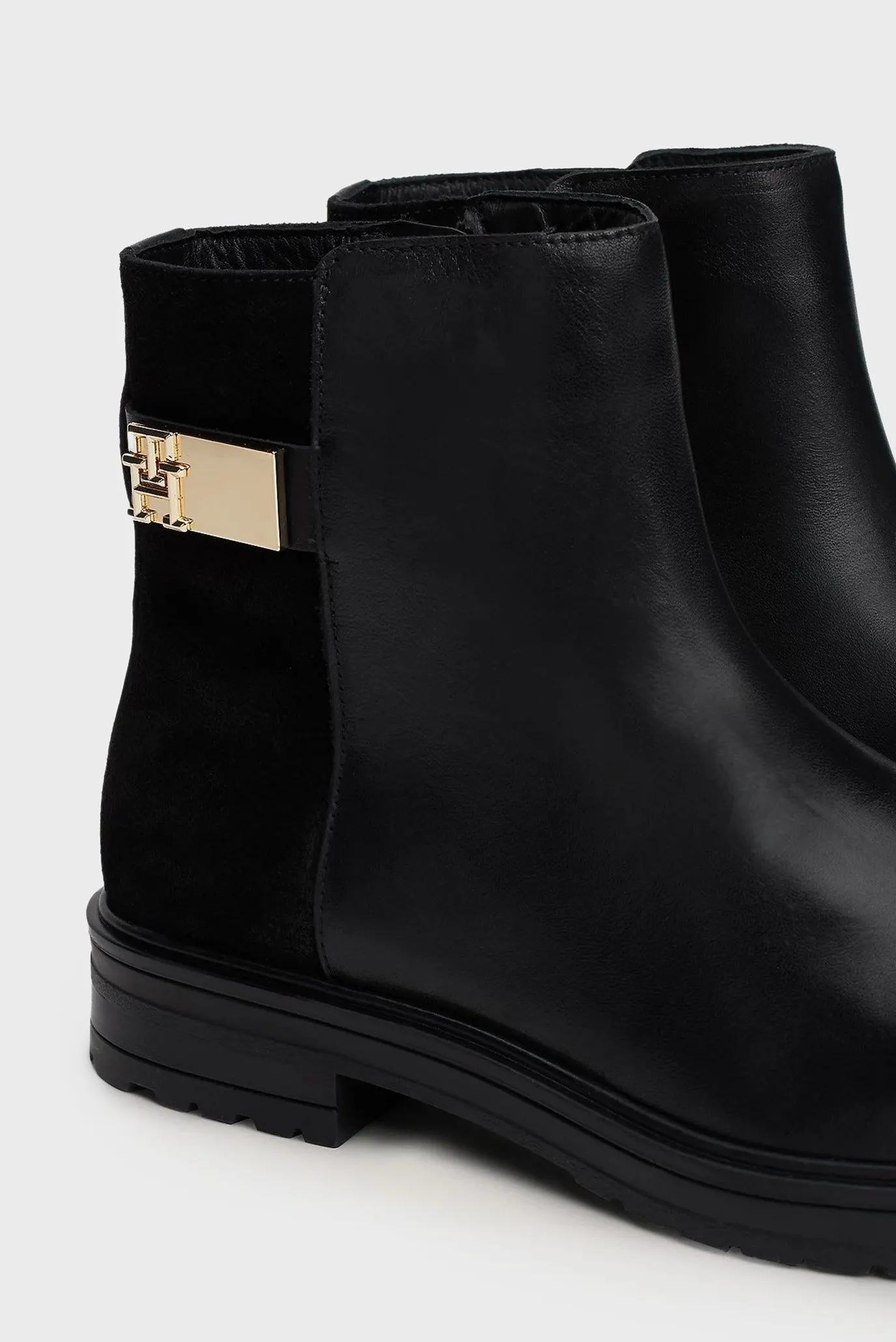 Ботинки TH LOGO LEATHER MIX CHELSEA 2