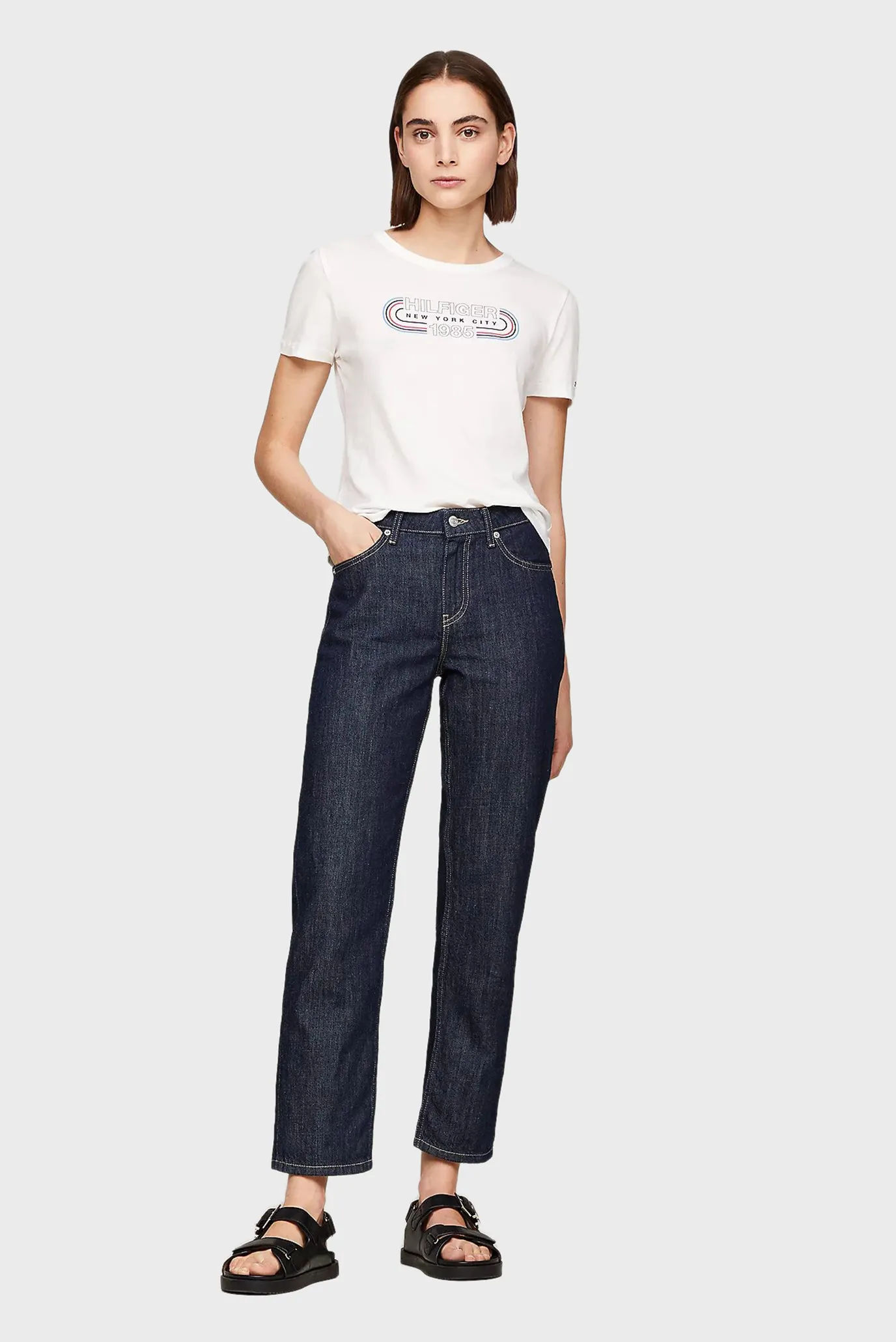 Futbolka SLIM TRACK HILFIGER C-NK SS 2