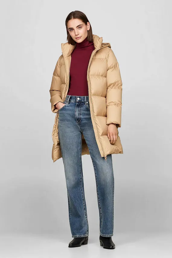 Куртка зимняя HW DOWN CASUAL COAT Tommy Hilfiger