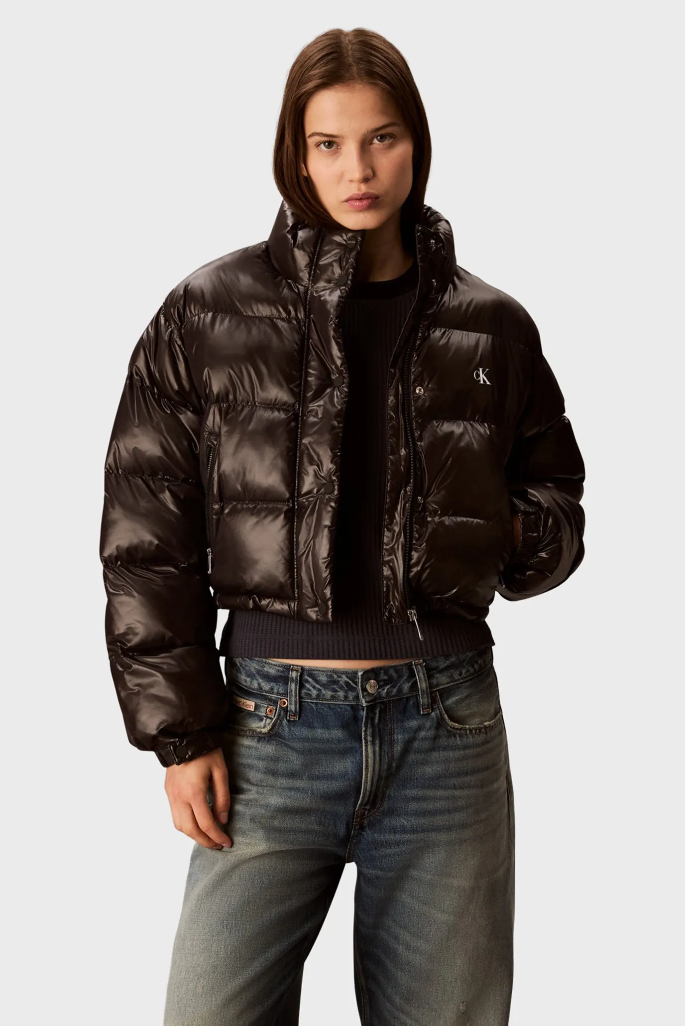 Qishki kurtka SHINE CROP PUFFER JACKET 1