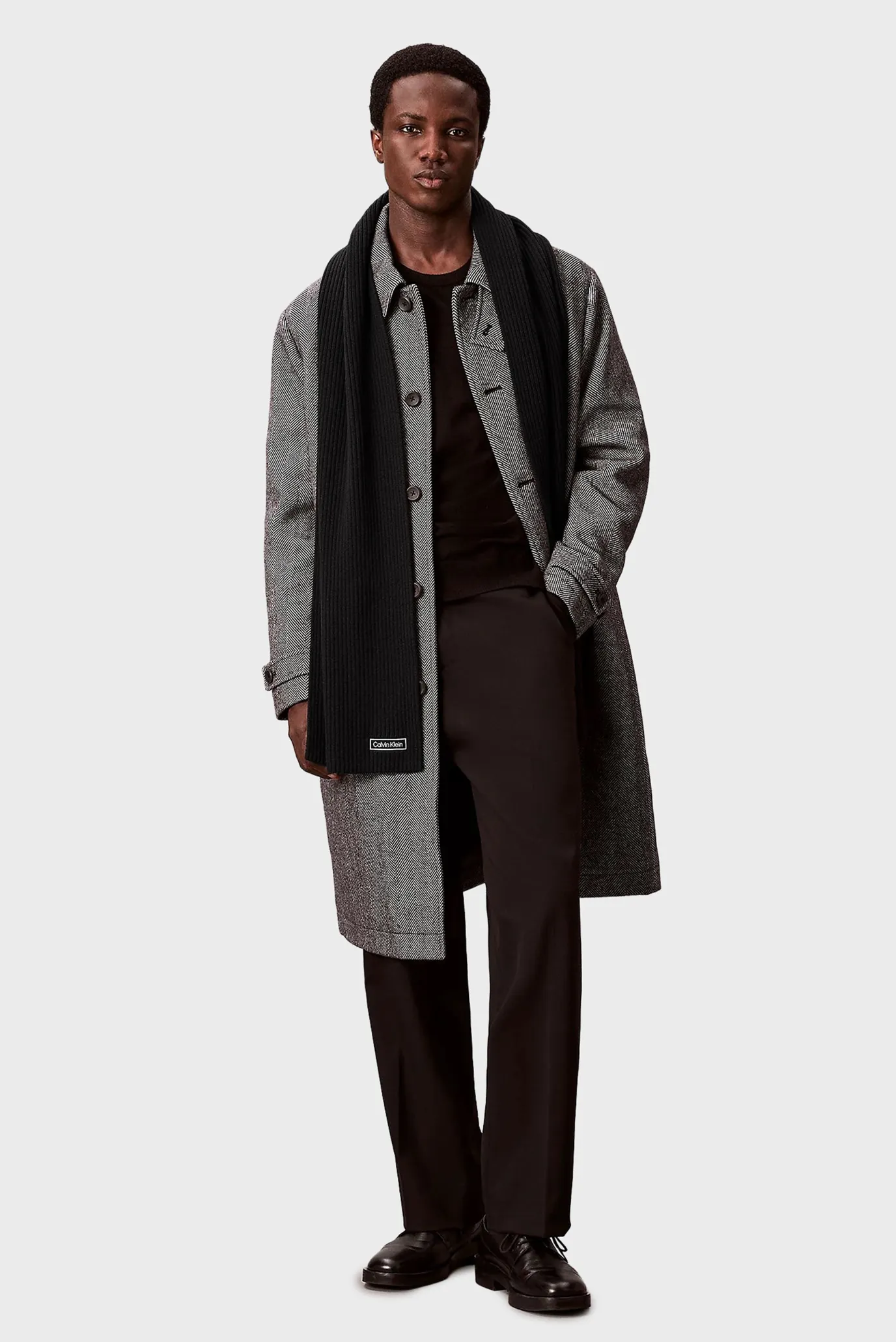 Шарф PATCH CHUNKY RIB COTTON SCARF 2