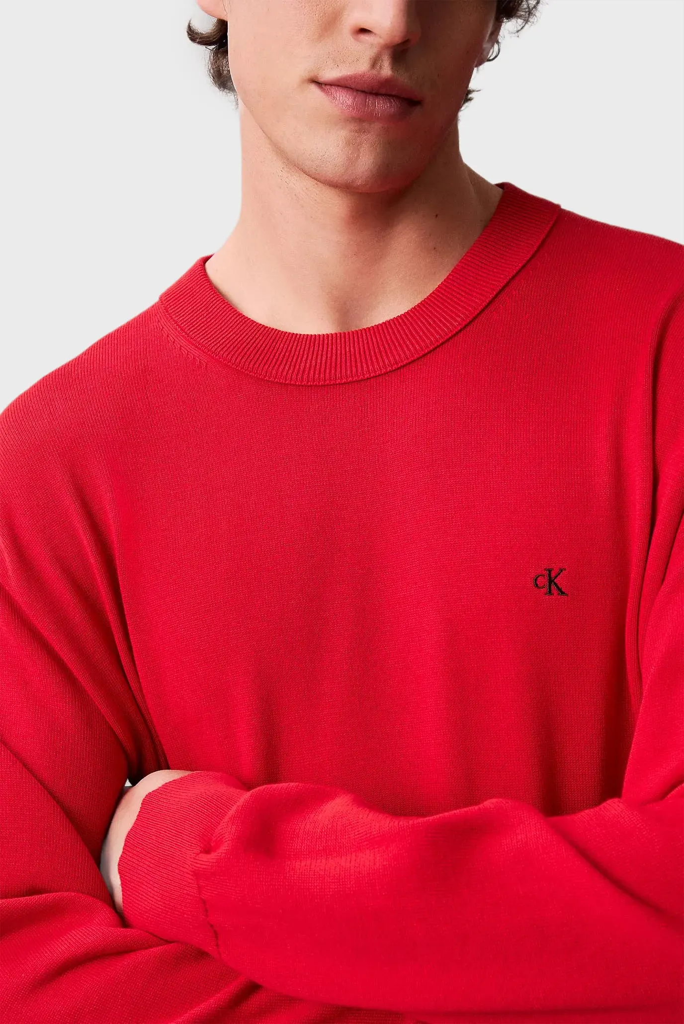 Свитер/EU LS COTTON RELAXED CREWNK SWEA 5