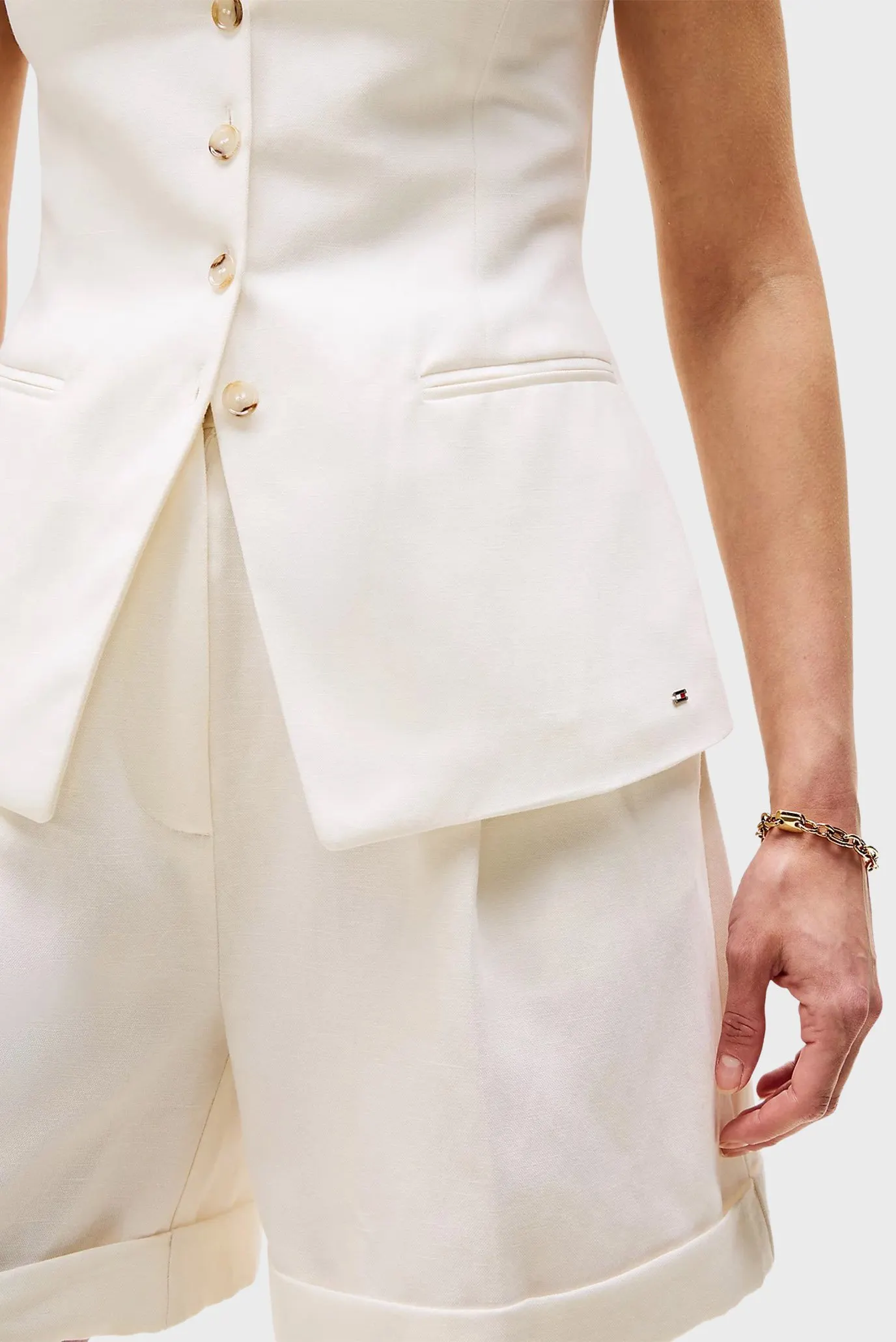 Жилет LINEN MIX SLIM WAISTCOAST TOP 2