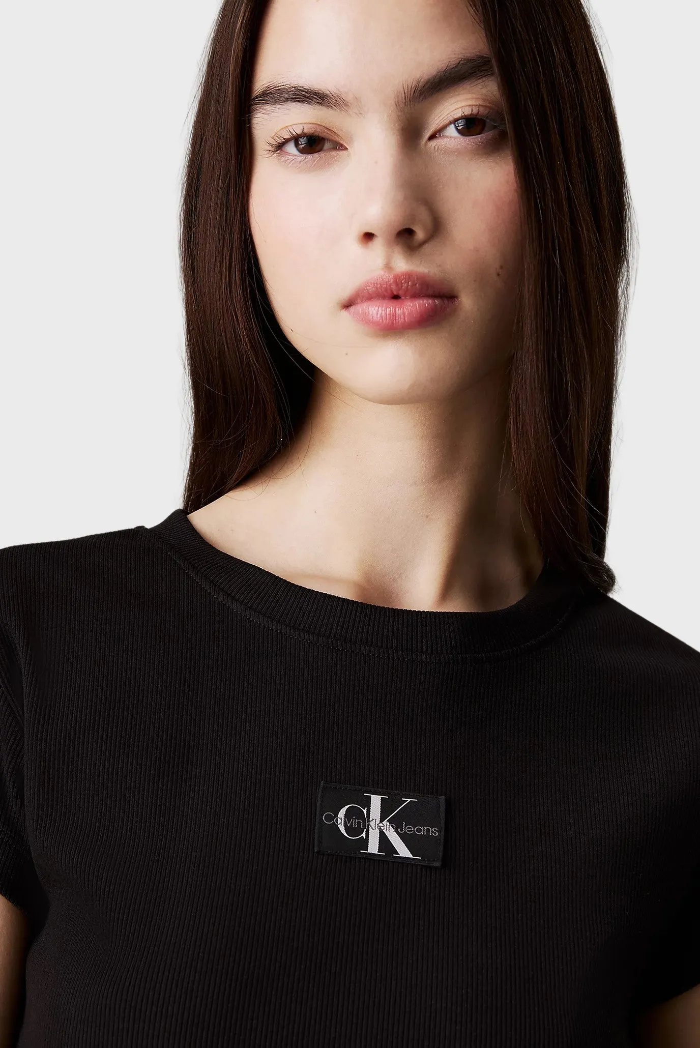 Футболка WOVEN LABEL RIB BABY TEE 4