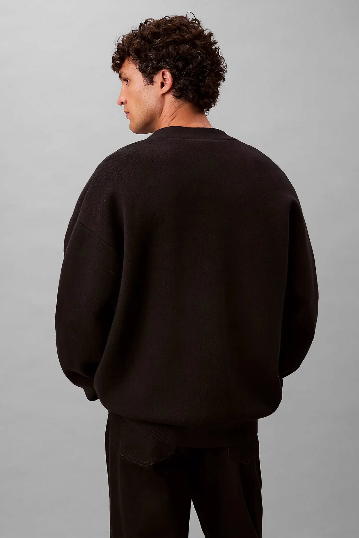 KardiganLS CTTN CASHMERE 3D LOGO CARDIGA 3