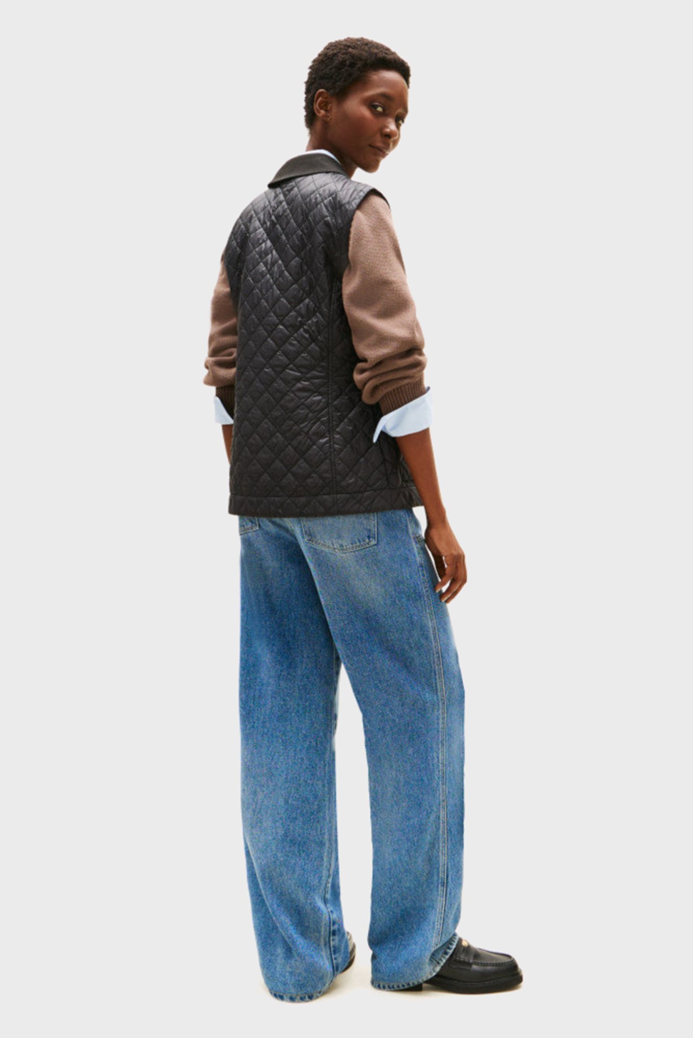 Jilet PADDED NYLON SLIM QUILTED VEST 3