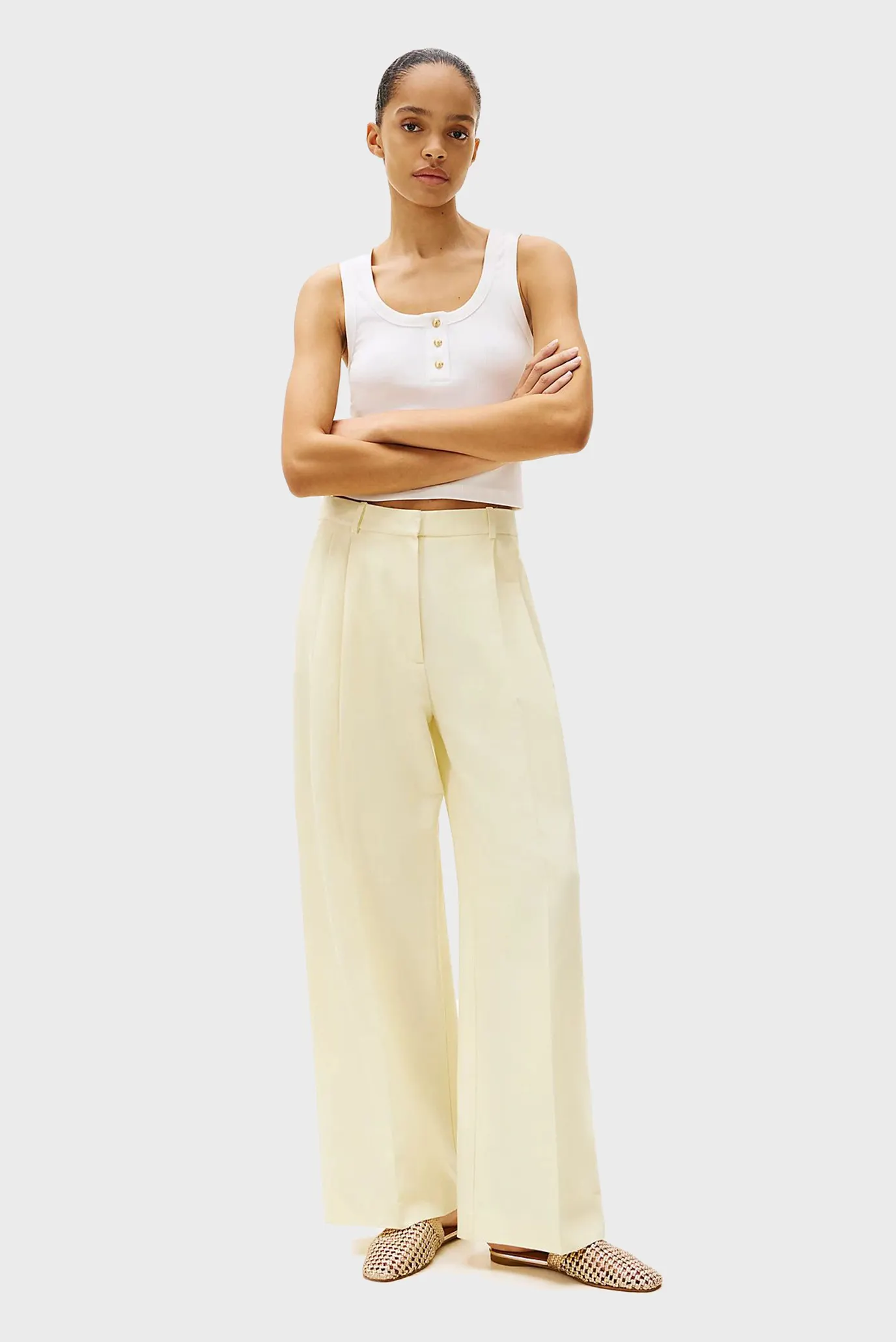 Top SLIM HENLEY GB SCOOP-NK TANK TOP 2