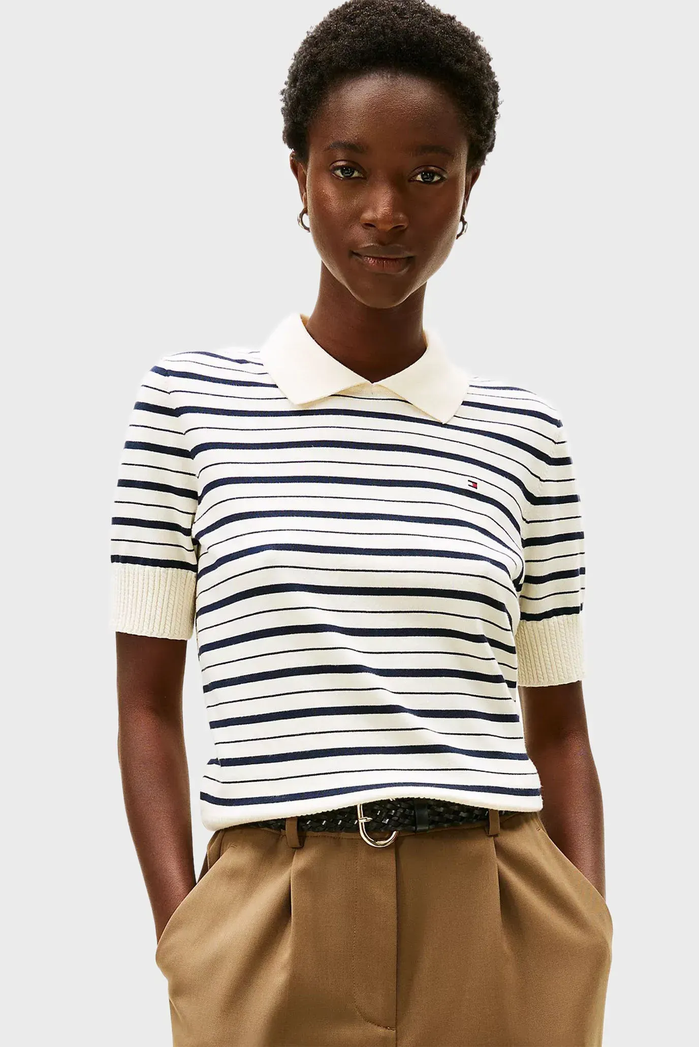 Свитер CO JERSEY FINE GG POLO S S SWT 1