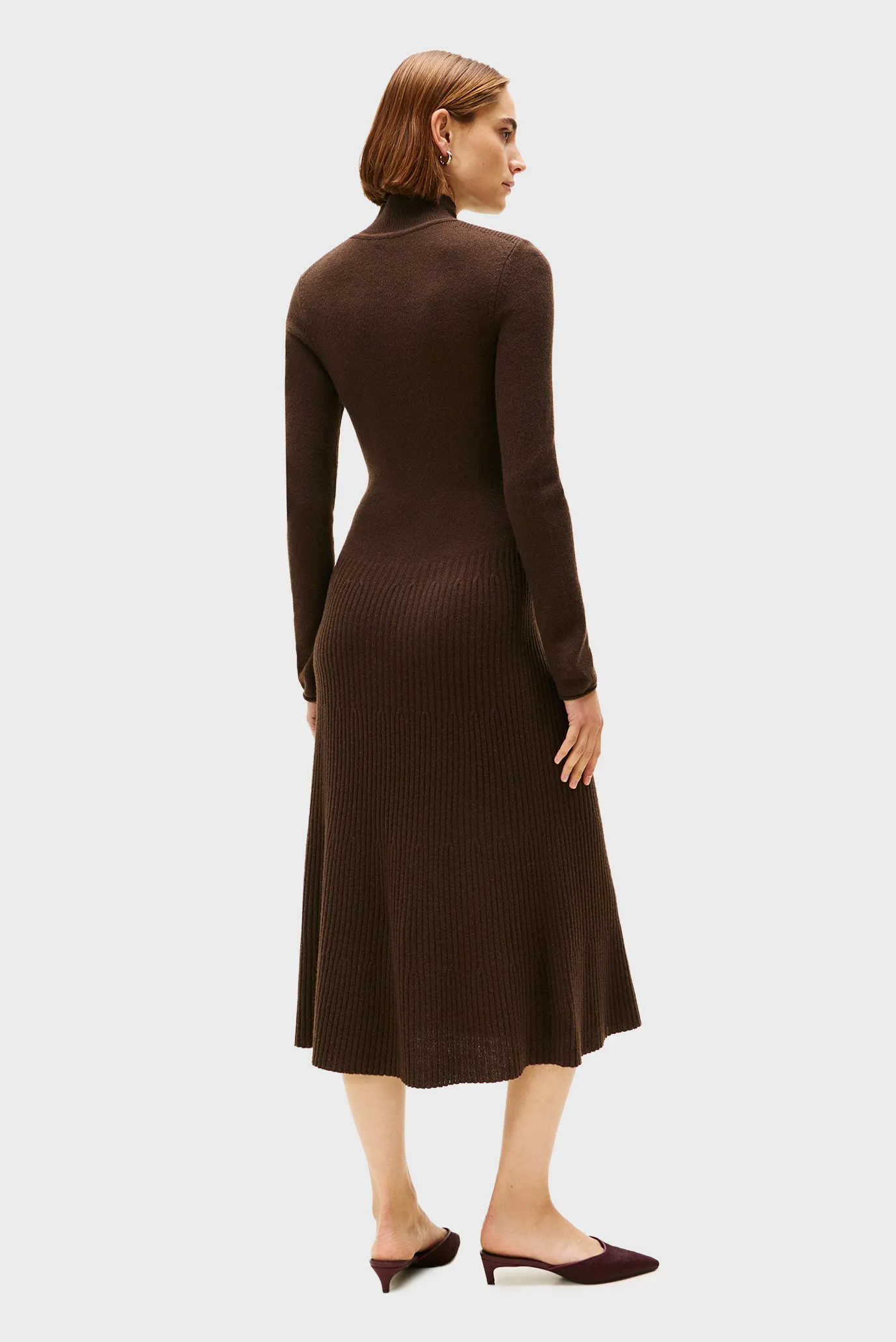 Платье/SOFT WOOL LS MOCK-NK SWT DRESS 1