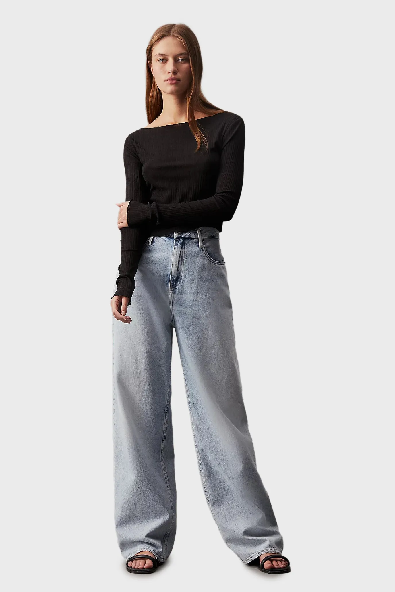 Jins shim HIGH RISE RELAXED 2