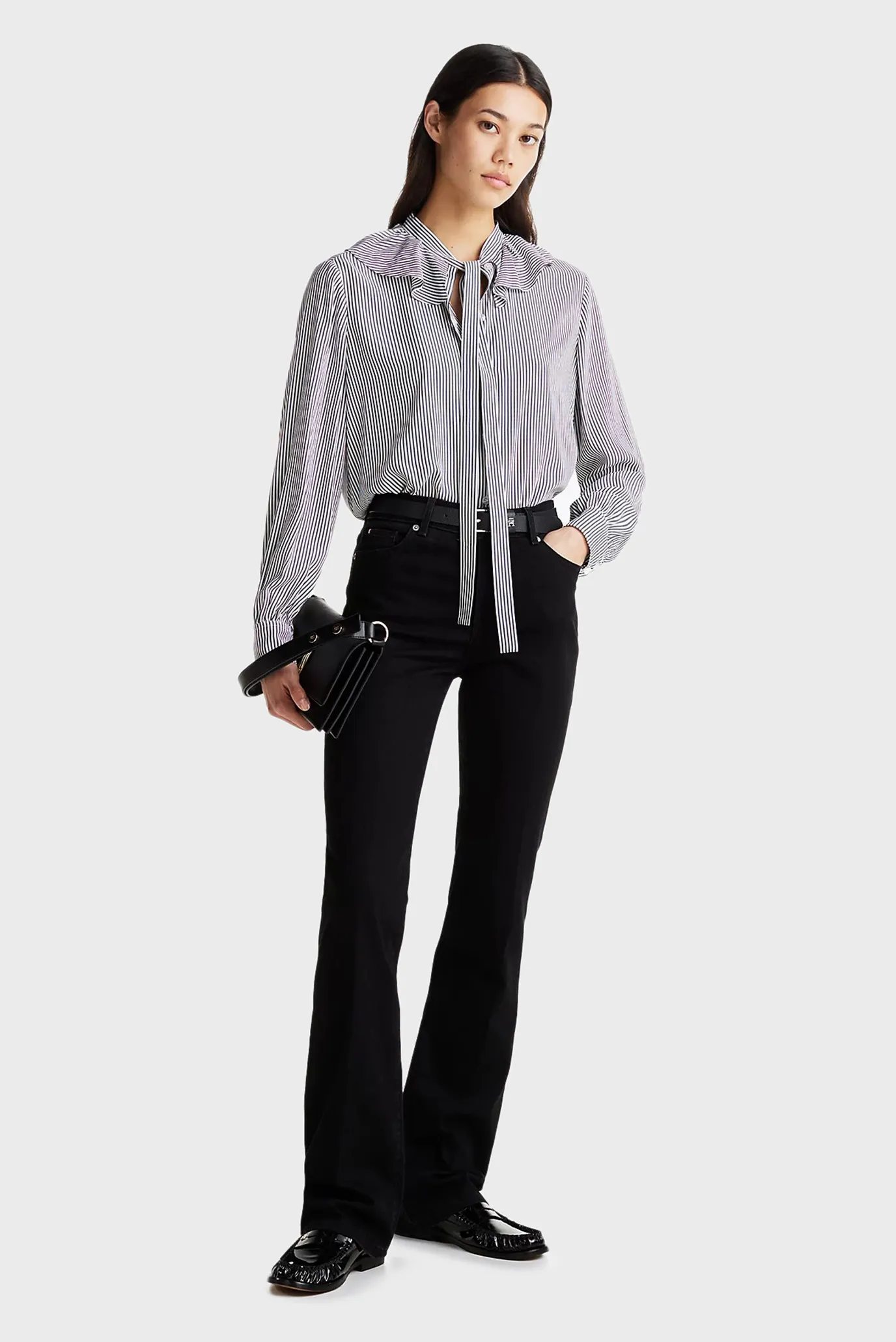 Jins shim BOOTCUT RW BLACK 2