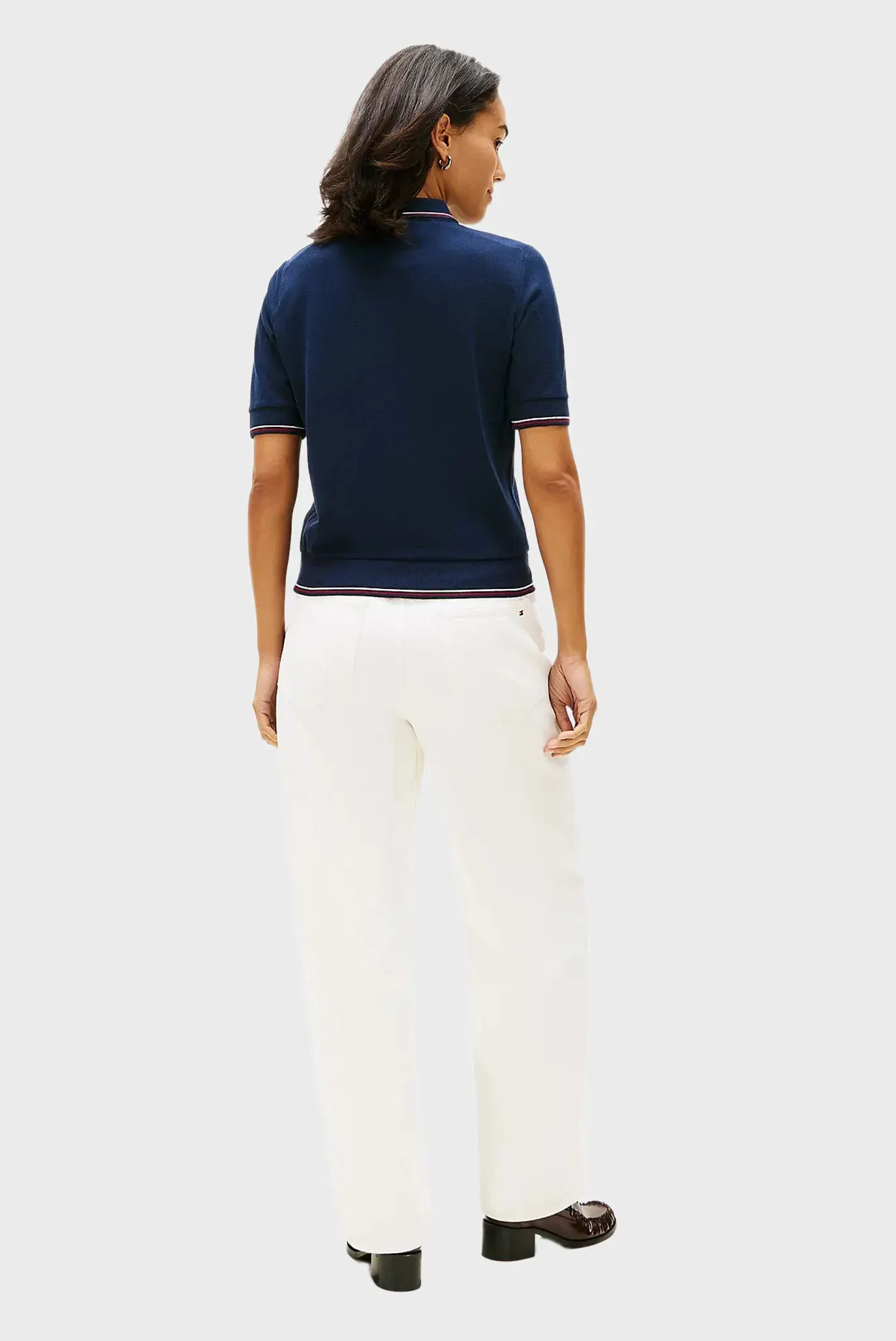 Поло TH SCRIPT LYOCELL ZIP SS POLO 3