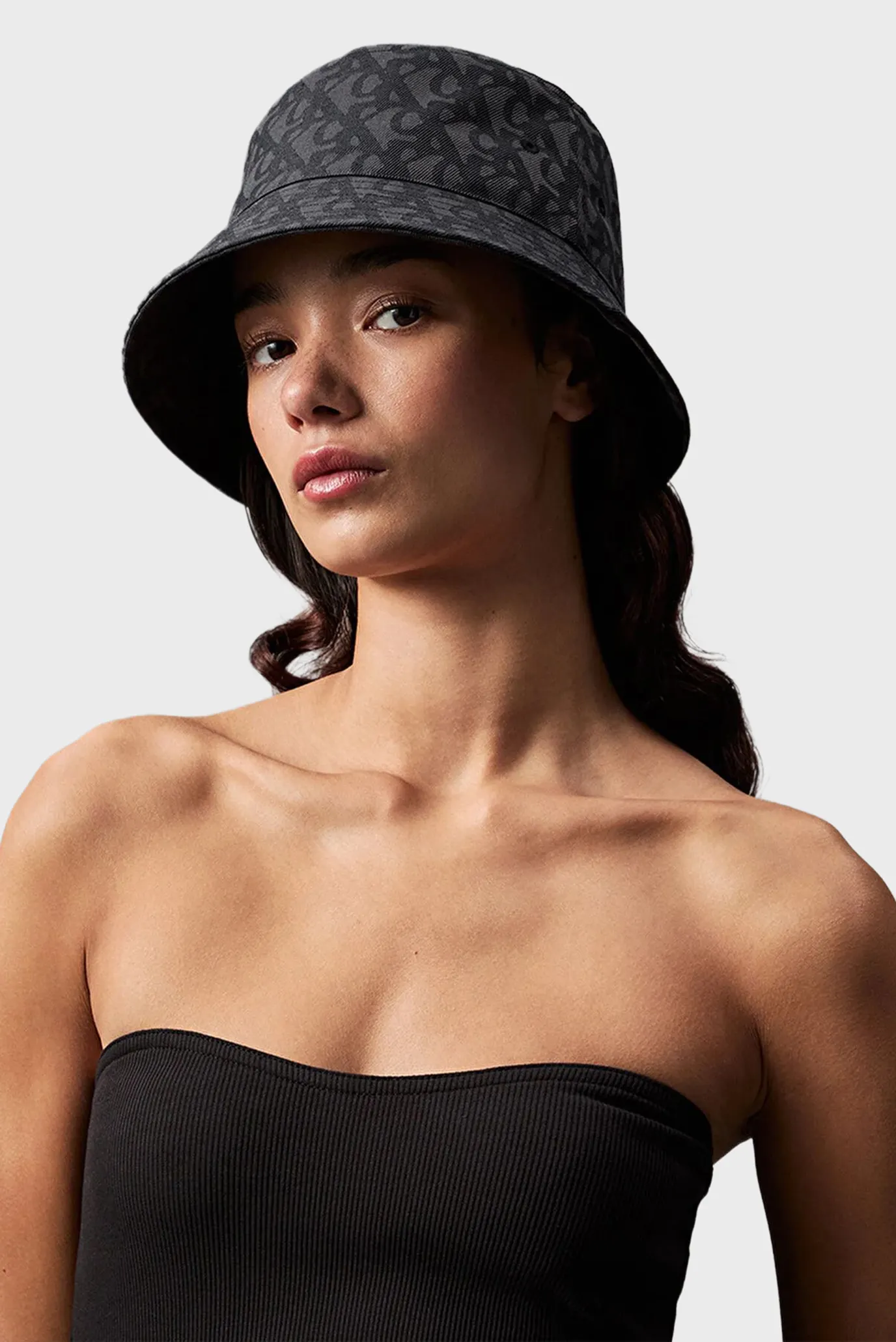 Панамка/LOGO JACQUARD BUCKET HAT 2