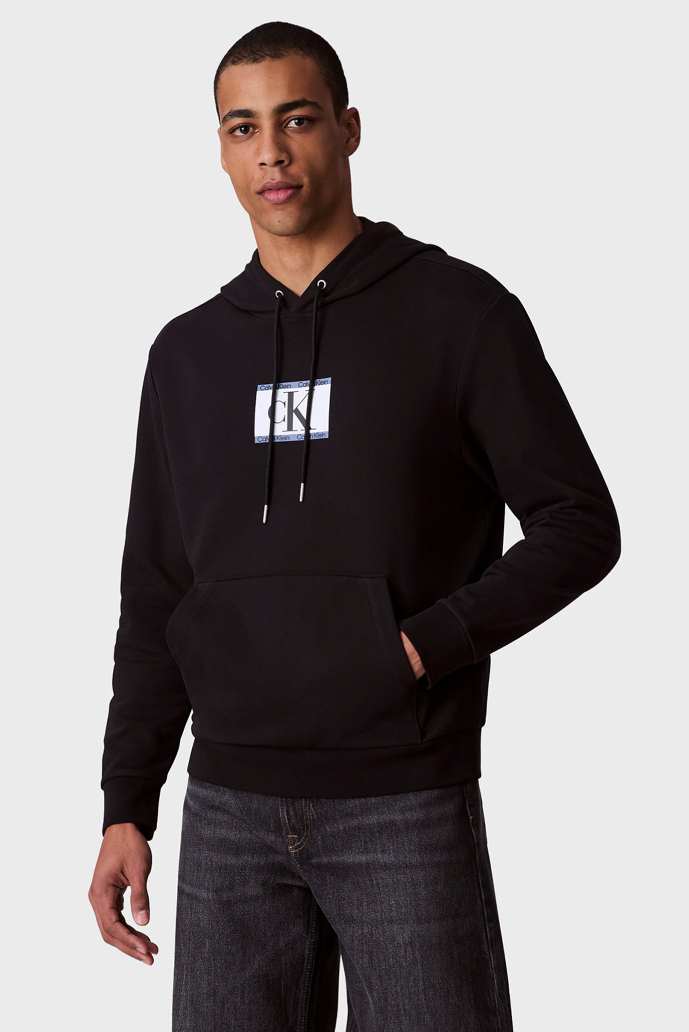 Hudi LS EU 350TERRY SP CK BOX GRAPHICCalvin Klein Hudi LS EU 350TERRY SP CK BOX GRAPHIC 1