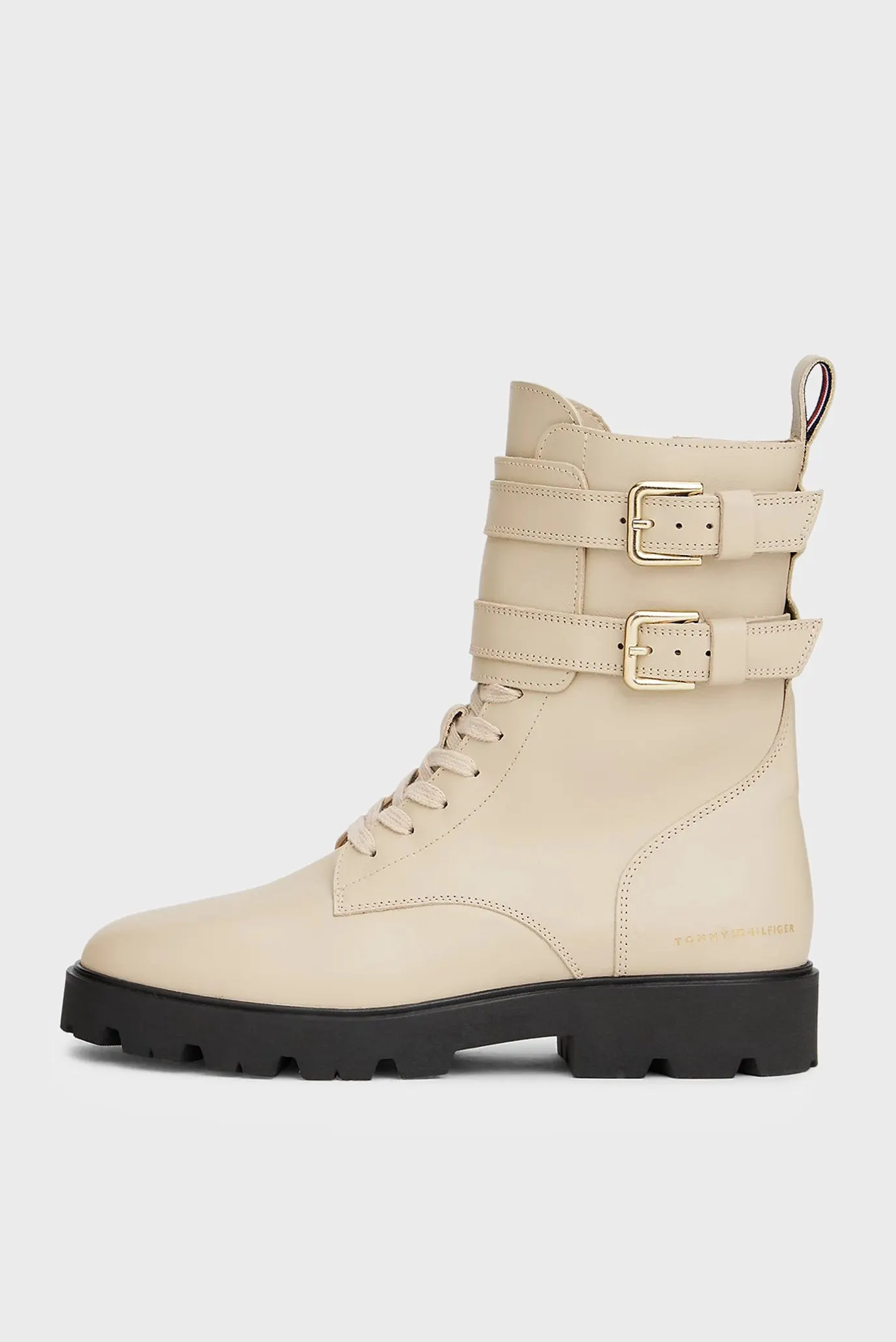 Ботинки TOMMY HILFIGER LTHR BIKER LACEUP 6