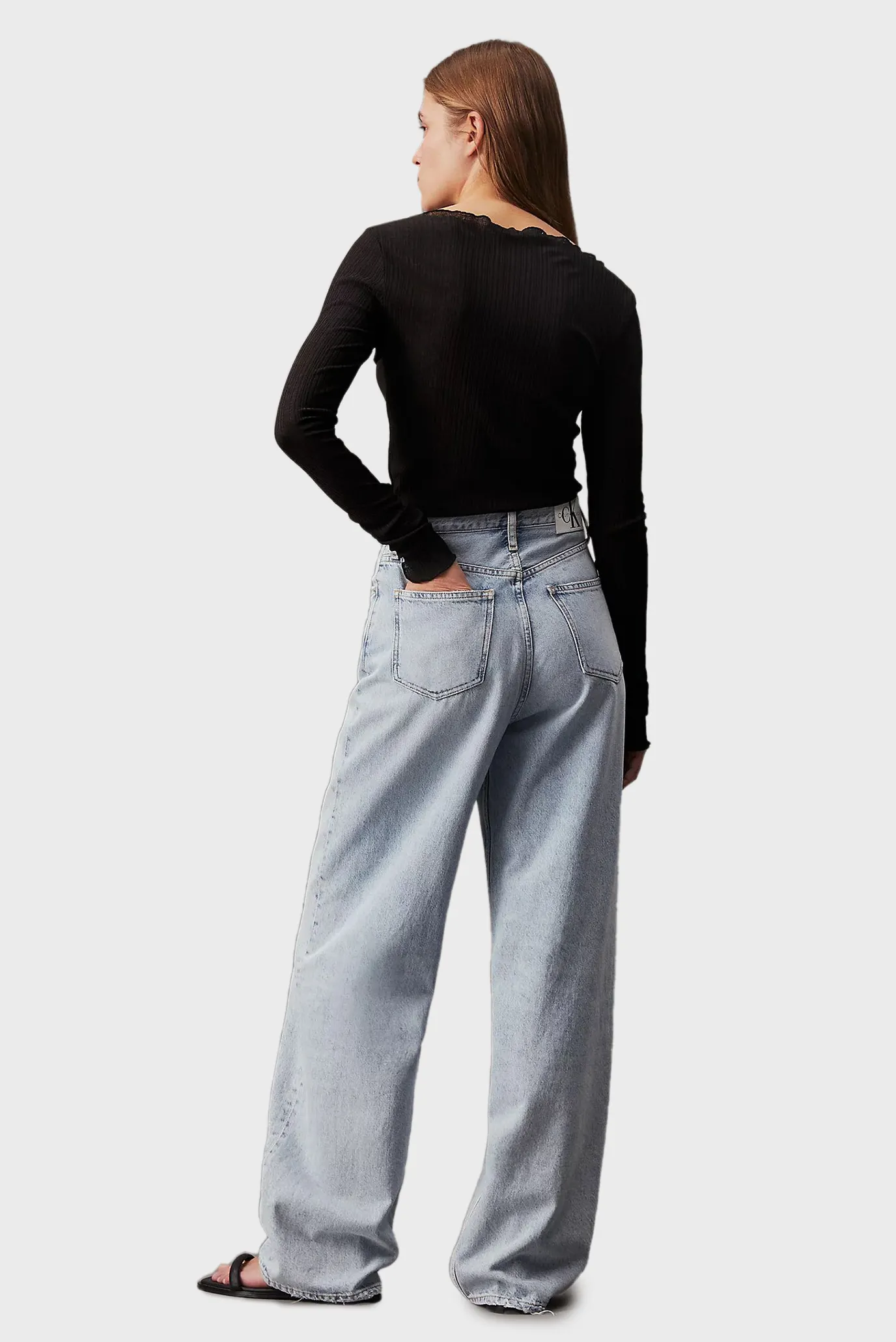 Jins shim HIGH RISE RELAXED 3