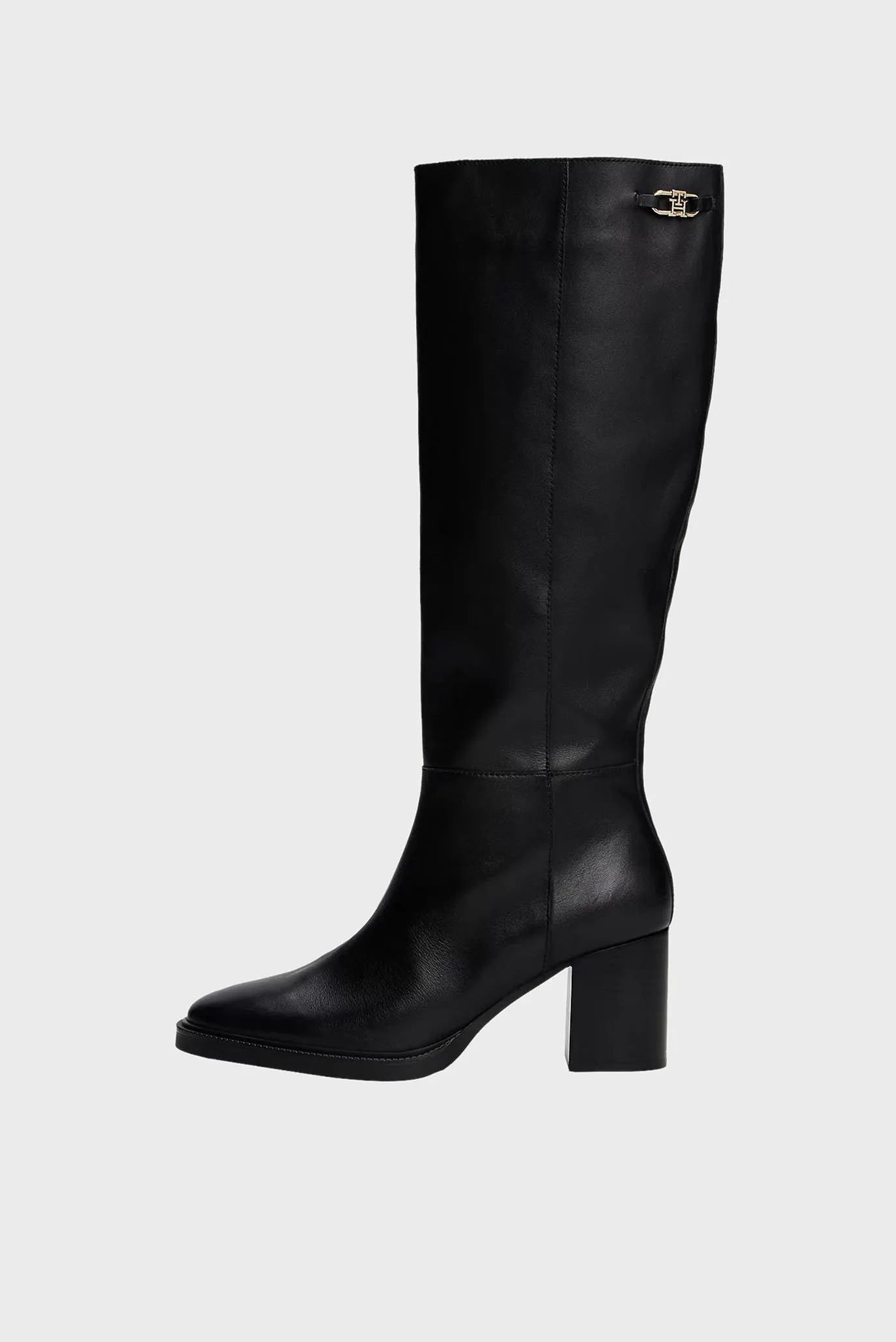 Сапоги STACKED HEEL LEATHER LONG BOOT 5