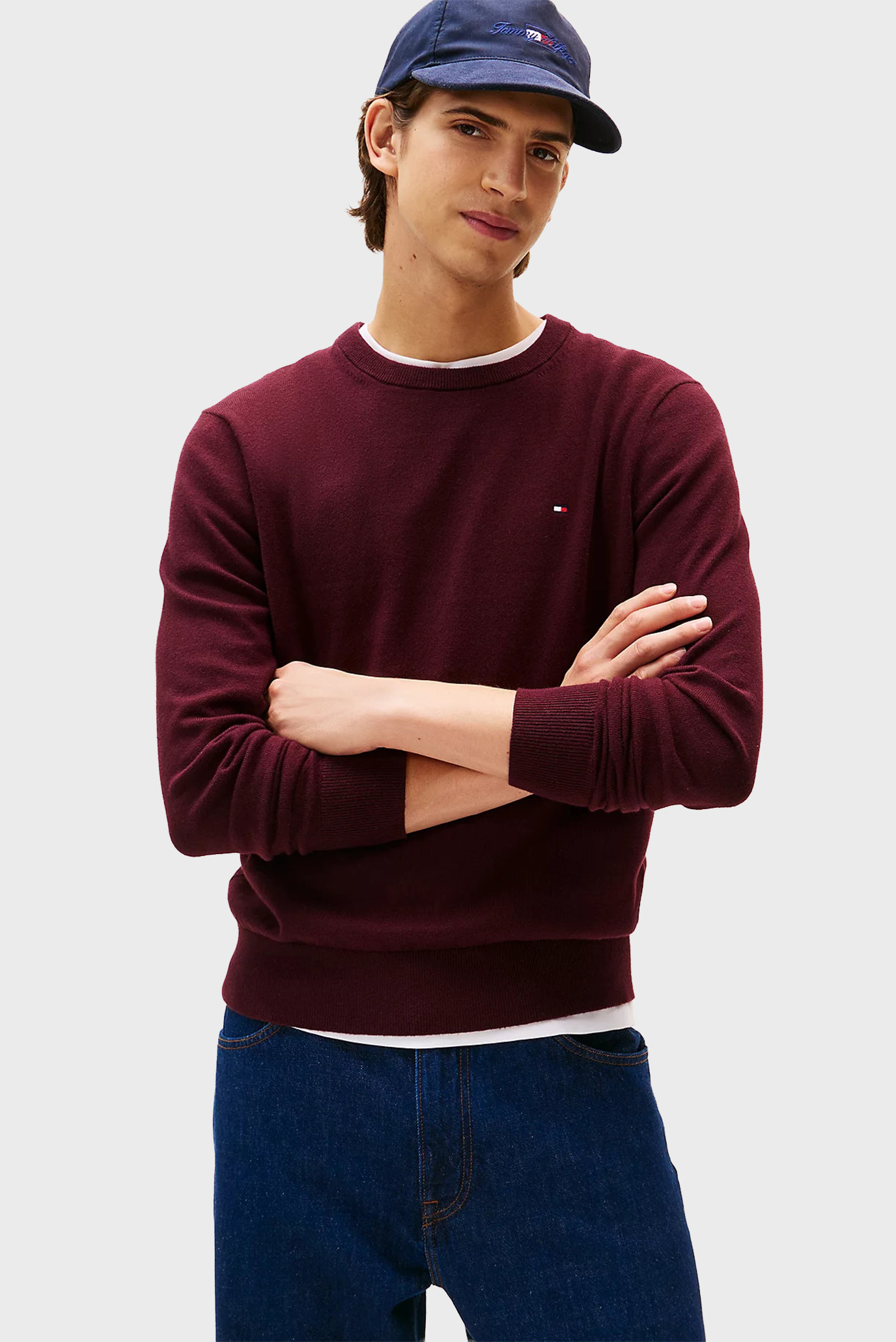 Sviter PIMA ORG CTN CASHMERE CREW NECK 1
