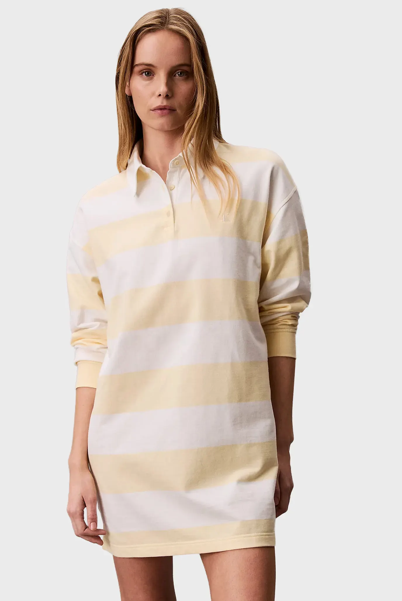 Koʻylak/LS VARSITY STRIPE MINI POLO DRES 1