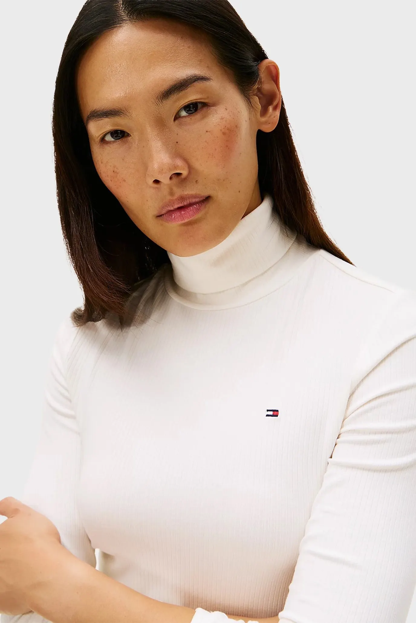 Лонгслив SLIM 5X2 RIB ROLL-NK LS 2