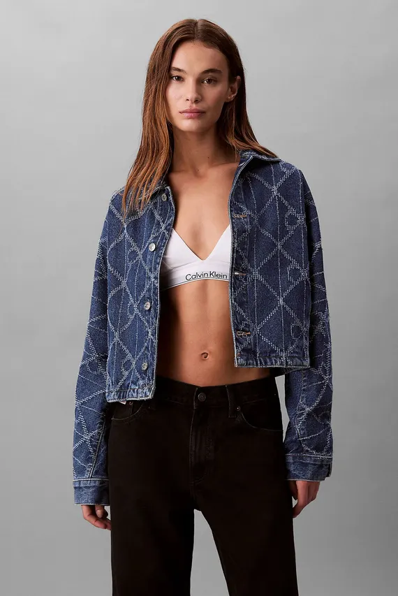 Куртка джинсовая/AOP TRUCKER JACKET CK ATLANTIC Calvin Klein Jeans