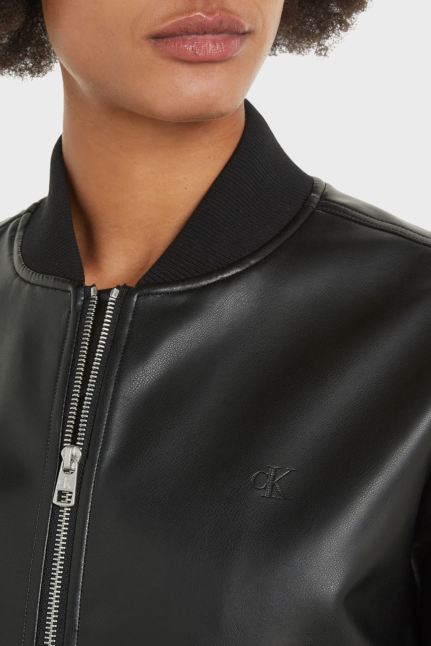 Куртка кожаная FAUX LEATHER BOMBER JACKET 3