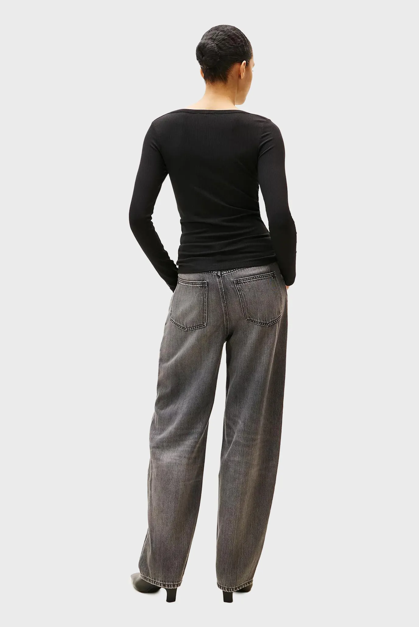 Uzun yengli futbolka SLIM 5X2 RIB BOAT-NK LS 3