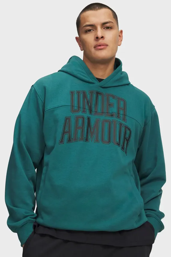 Худи/UA Rival LW Graphic Hoodie-GRN Under Armour