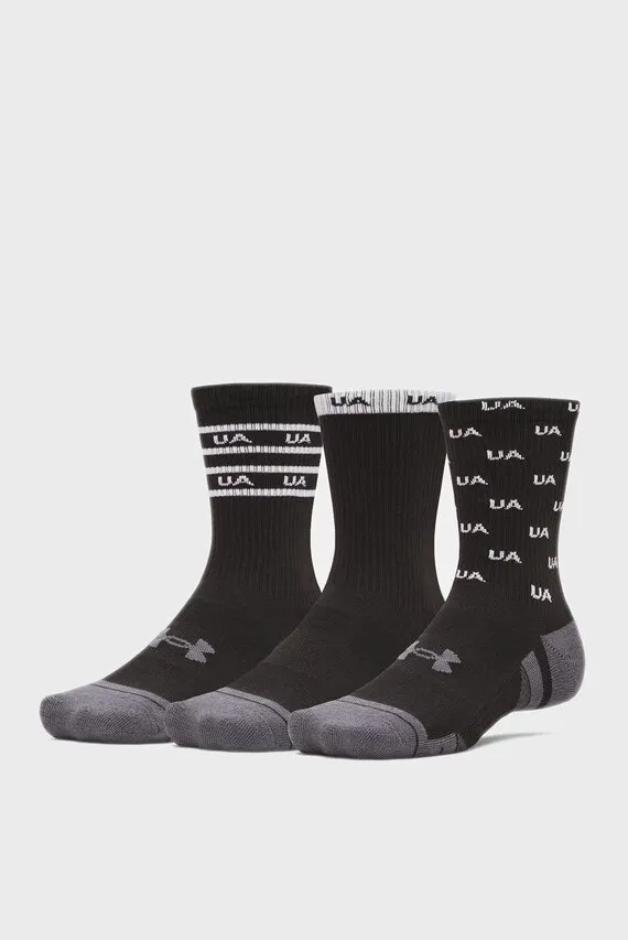 Носки/UA Perf Tech Nov 3pk Crew Under Armour