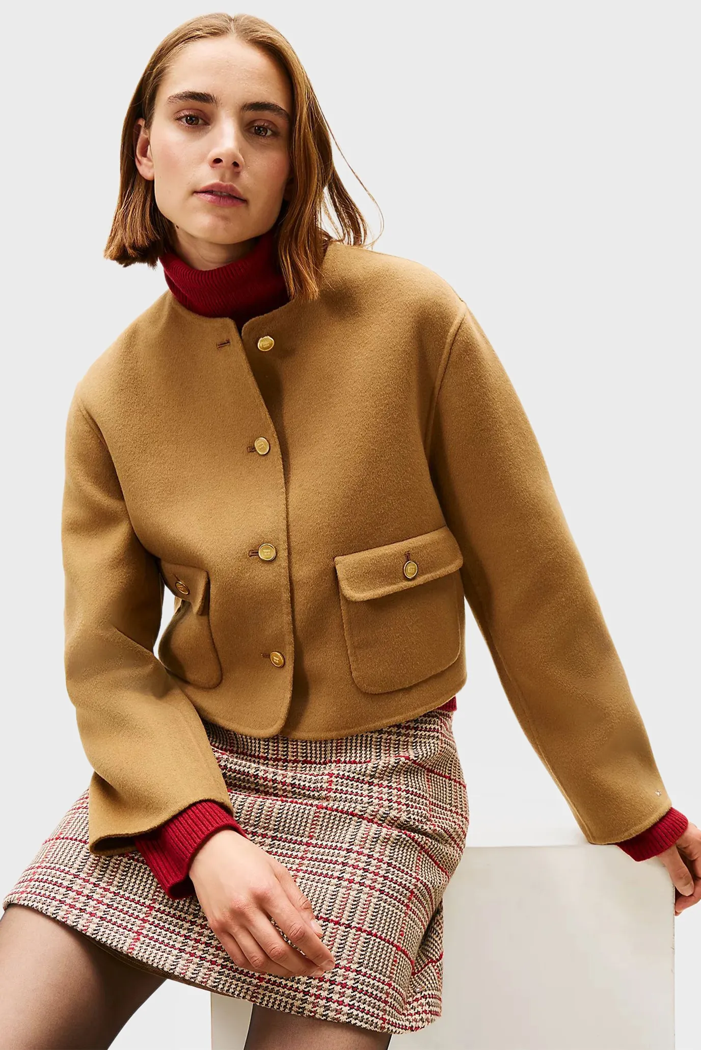 Пальто DF WOOL BLEND REG LADY JACKET 4