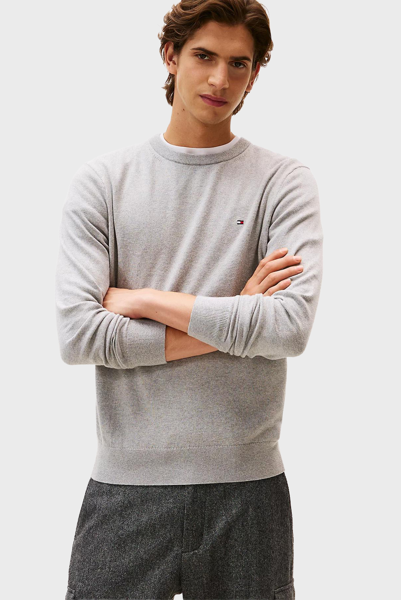 Sviter PIMA ORG CTN CASHMERE CREW NECK 1