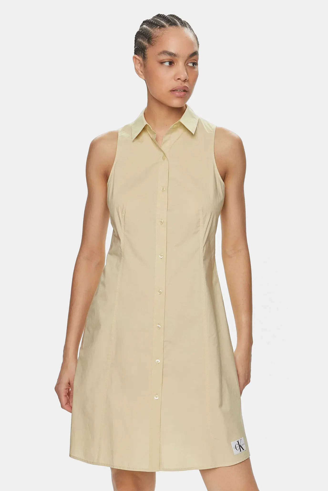 Koʻylak SLEEVELESS SHIRT DRESS 1