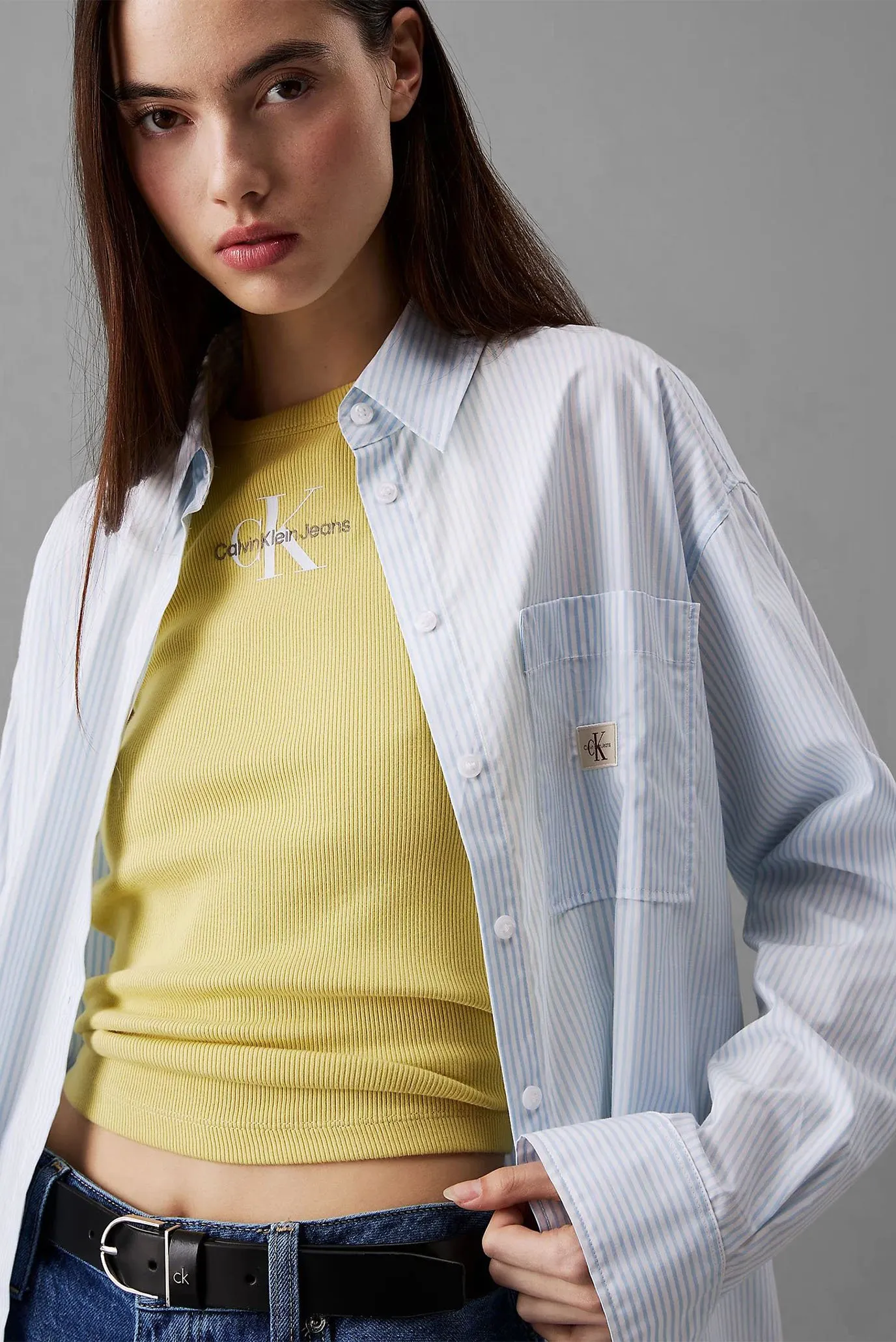 Рубашка WOVEN LABEL RELAXED SHIRT 4