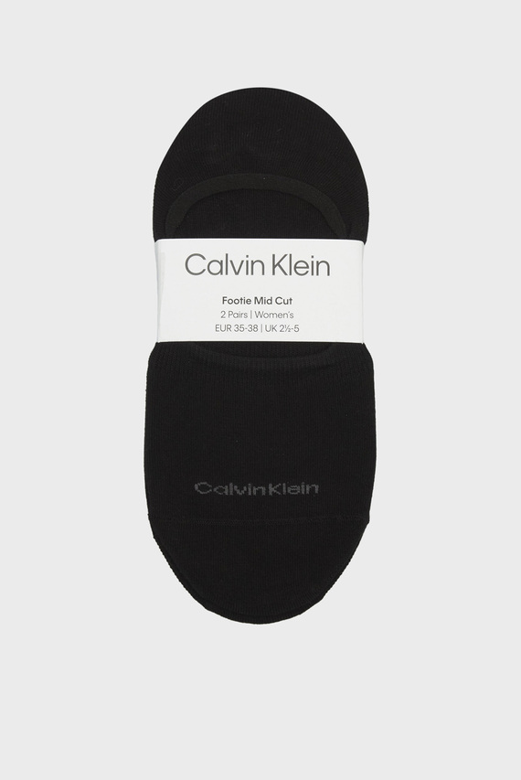 Следы CK WOMEN FOOTIE MID CUT 2P Calvin Klein