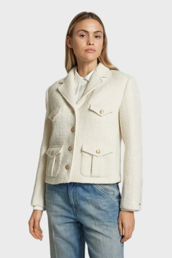 Жакет BOUCLE WOOL MIX JACKET Tommy Hilfiger