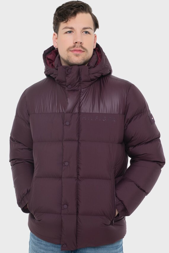 Qishki kurtka MIX DOWN HOODED PUFFER Tommy Hilfiger Qishki kurtka MIX DOWN HOODED PUFFER Tommy Hilfiger