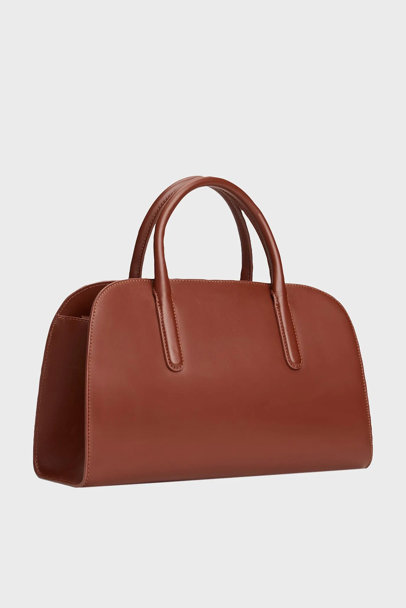 Sumka ICONIC LEATHER MED SATCHEL 2