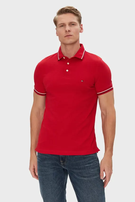 Polo TIPPED SLIM FIT SEASONAL POLO Tommy Hilfiger